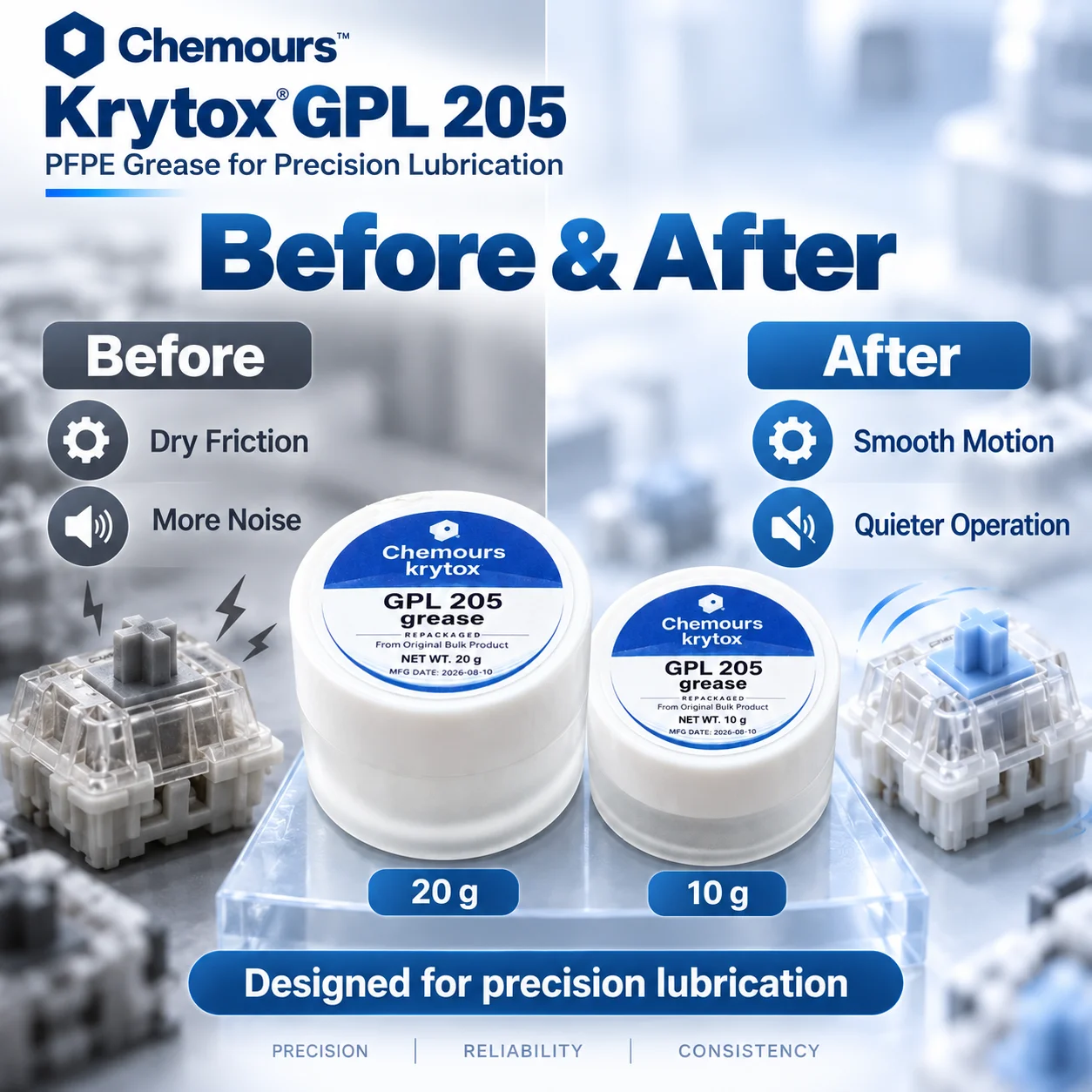 Смазка Krytox GPL105 и консист – обзор и цена Lora Rfm95