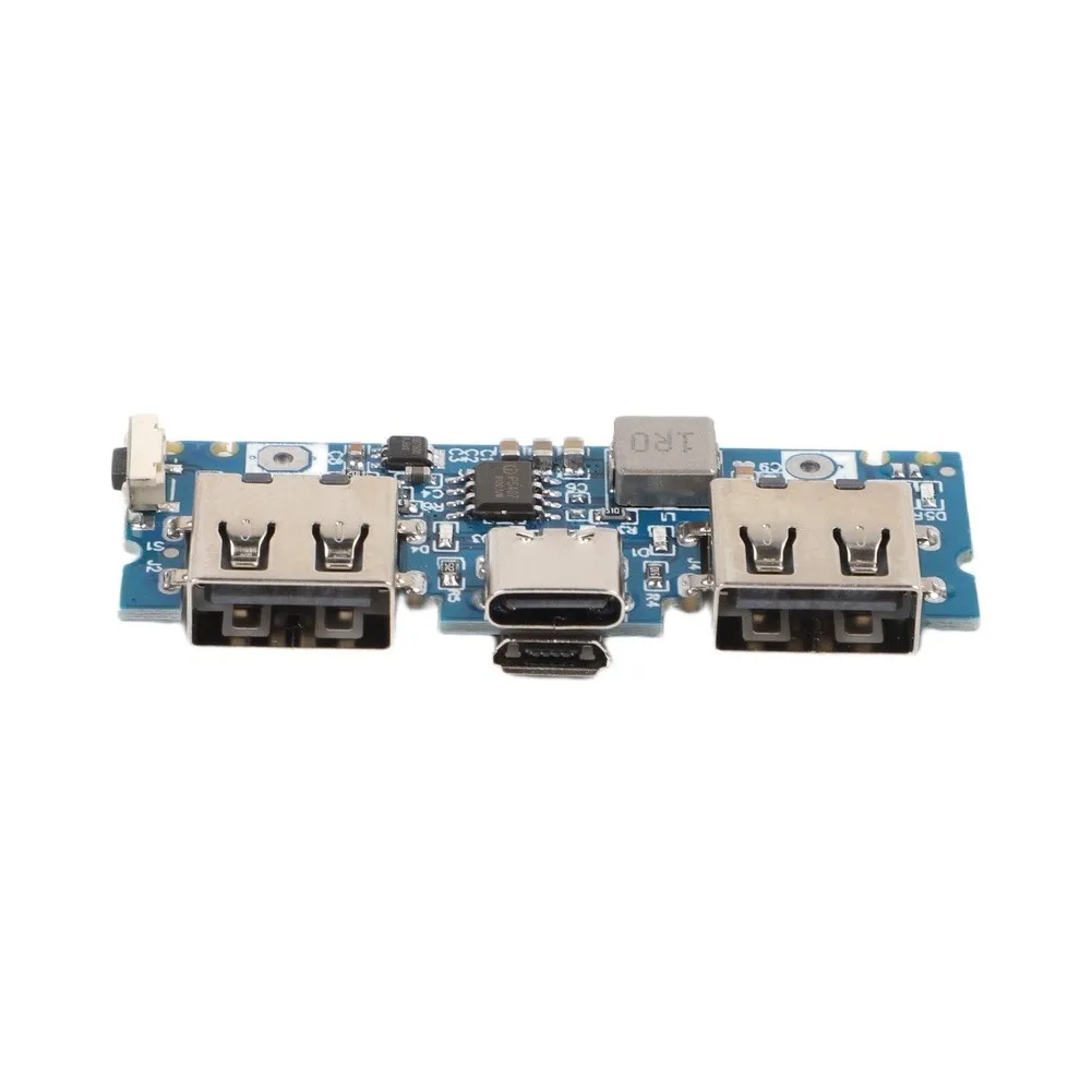 For DIY Power Bank Type-C Charging Board Dual USB Power Bank For Portable Charging Dual USB Compact Portable Design