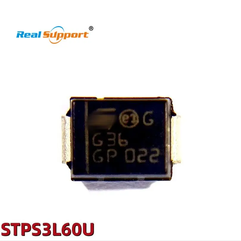 Original STPS3L60U marking G36 GP 022 Schottky diodes 60V 3A SMB