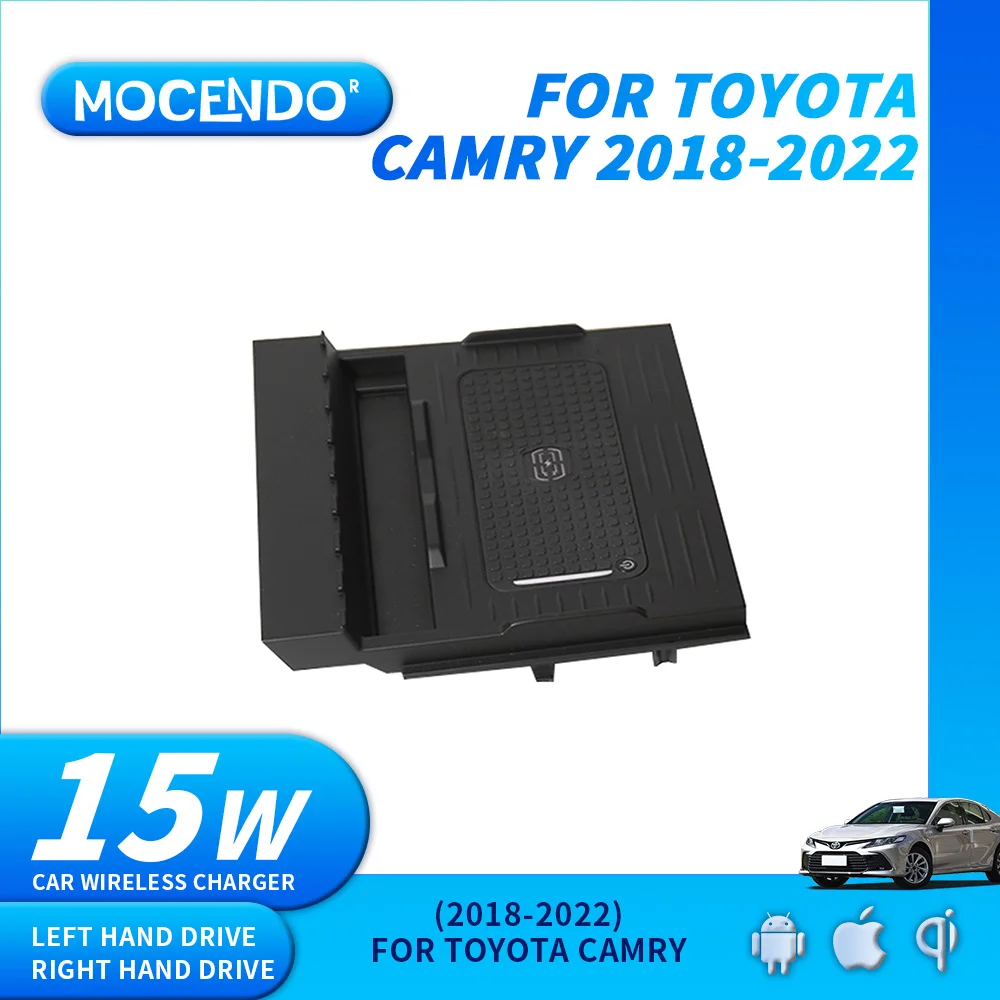 

Qi 15 Вт быстрая зарядная панель для Toyota Camry 2018-2022, простая установка, бесплатная доставка