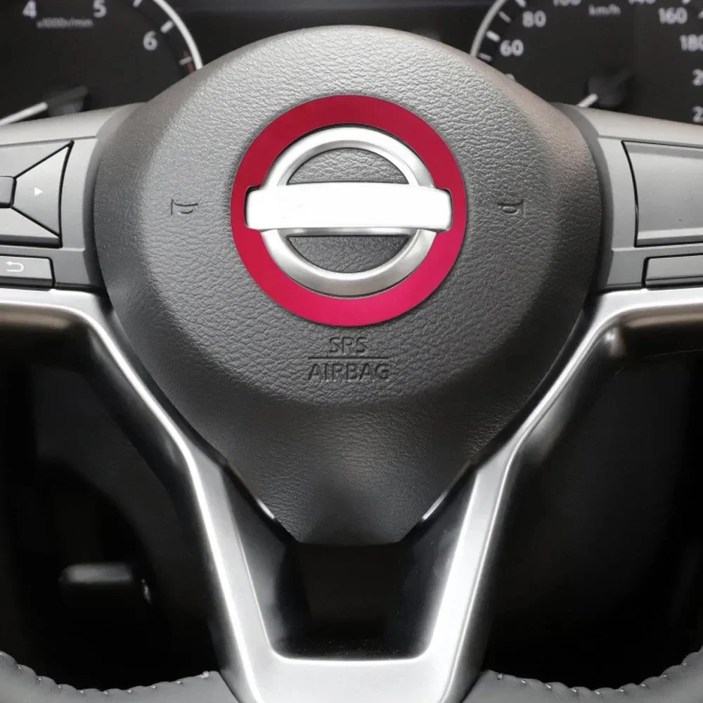 عجلة توجيه سيارة حلقة الترتر ملصقات اكسسوارات لنيسان قاشقاي J11 J10 X-trail T32 جوك ألتيما سنترا ركلات ميكرا ليف