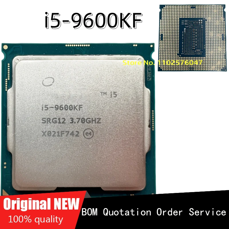 

Used for I5 9600KF i5-9600KF 3.7GHz Six-core Six-Threaded CPU Processor 9M 95W LGA 1151 Original Genuine