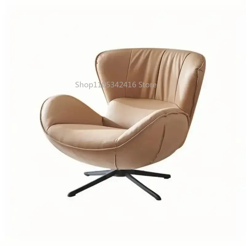 

Nordic Minimalist European Single Armchair, Modern Design Lazy Puffs - Comfortable Living Room House Furniture