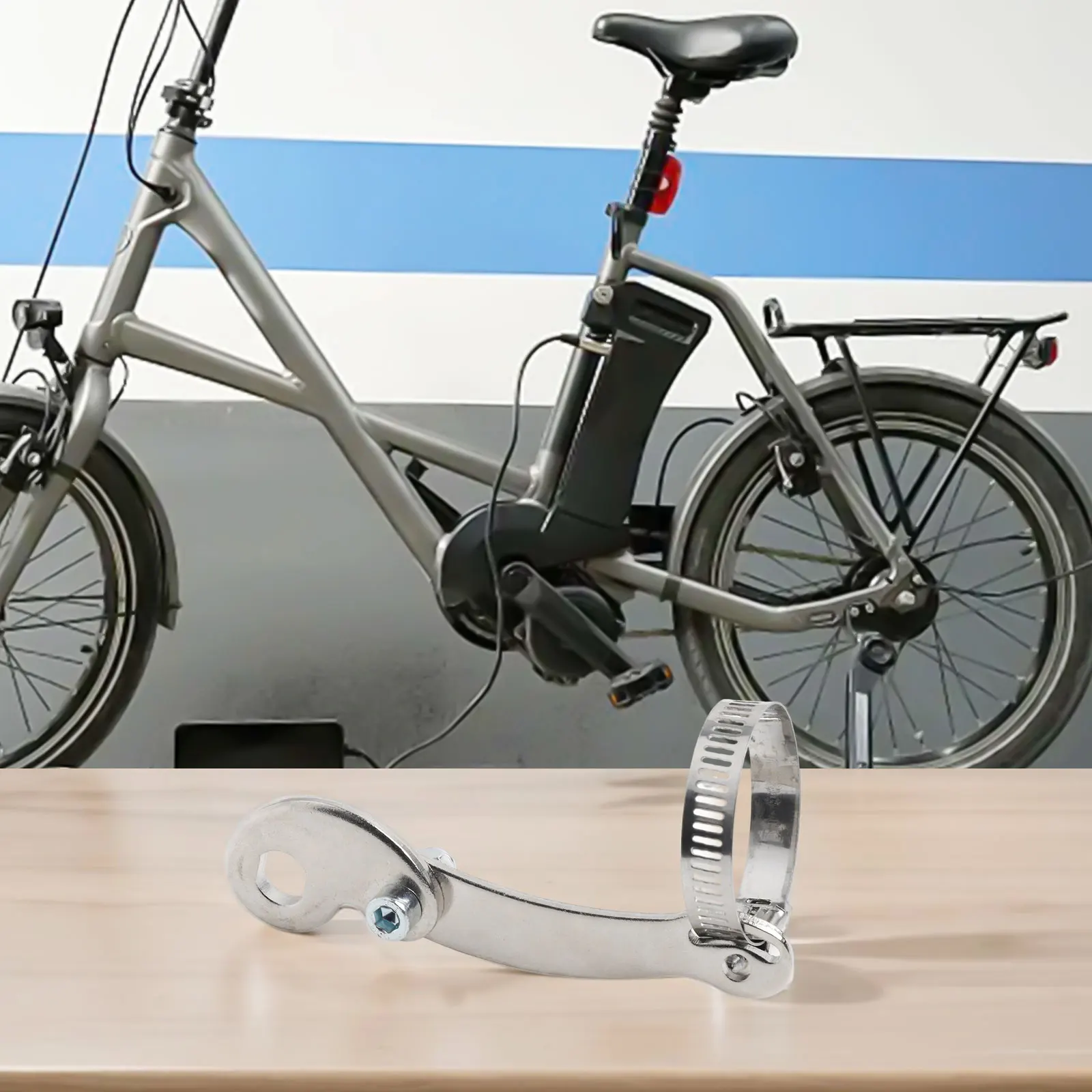 كما تظهر ملحقات الدراجة الإلكترونية، جزء الدراجة الكهربائية متعدد الاستخدامات، توصيل عزم الدوران، دعم ثابت مقاوم للطقس #6