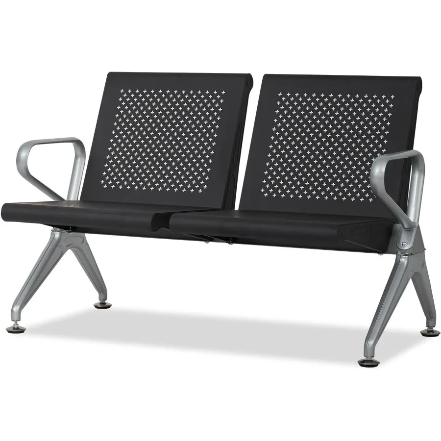 

Кресло для приема в аэропорту, 2-местное кресло для комнаты ожидания с подлокотниками, офисные кресла для гостей, солнечная скамейка для вестибюля, офиса в аэропорту, парикмахерской