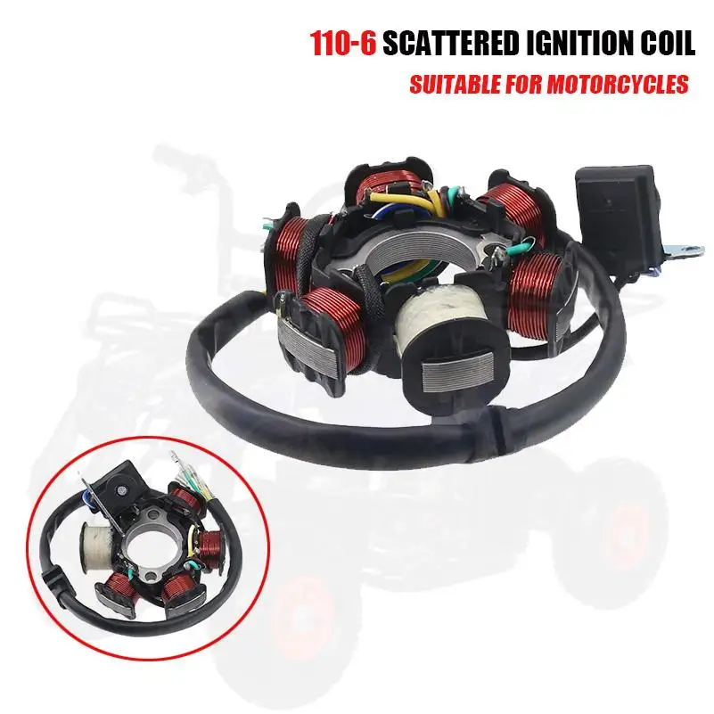 

Premium C110-6 Stick Ignition Coil - Reliable Replacement for motorcycle Ignition System Maintenance