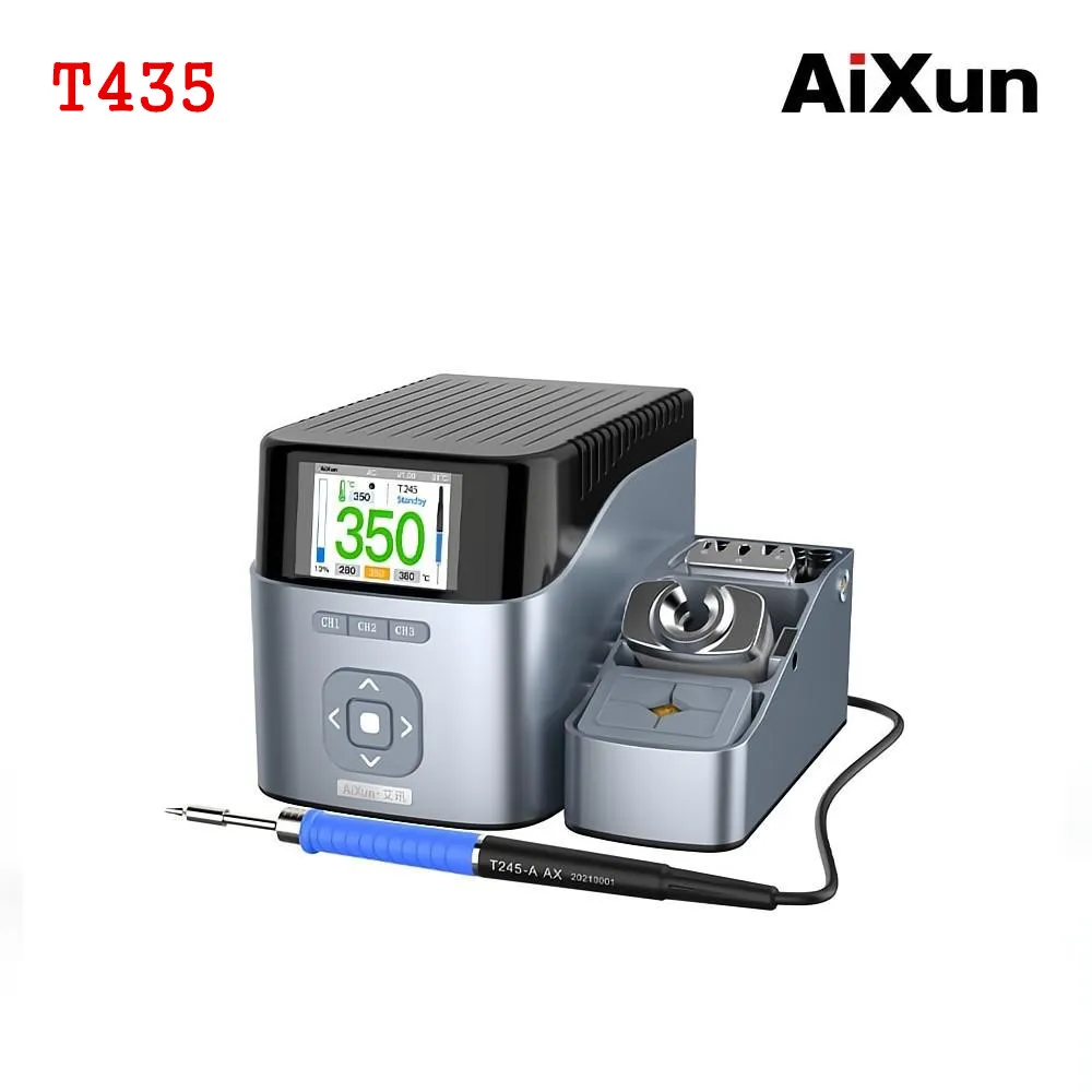 AIXUN T405-115 T410 T420 T435 soldering station cell phone repair tools electric soldering iron tool with handle soldering pen