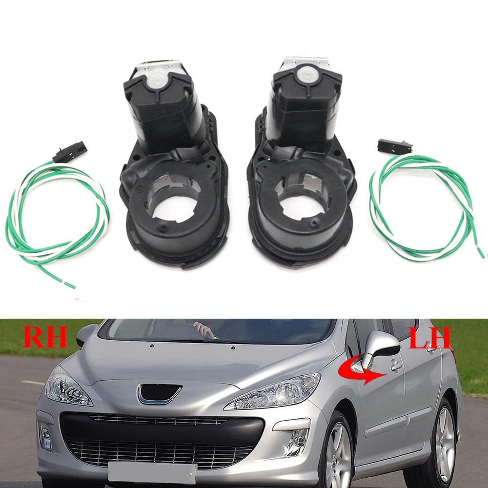 

Car Door Side Rear View Power Mirror Folding Motor Actuator For Peugeot RCZ 308 SW T8 MK1 CC 408 T9 Citroen C4 Picasso MK1 C5 X7