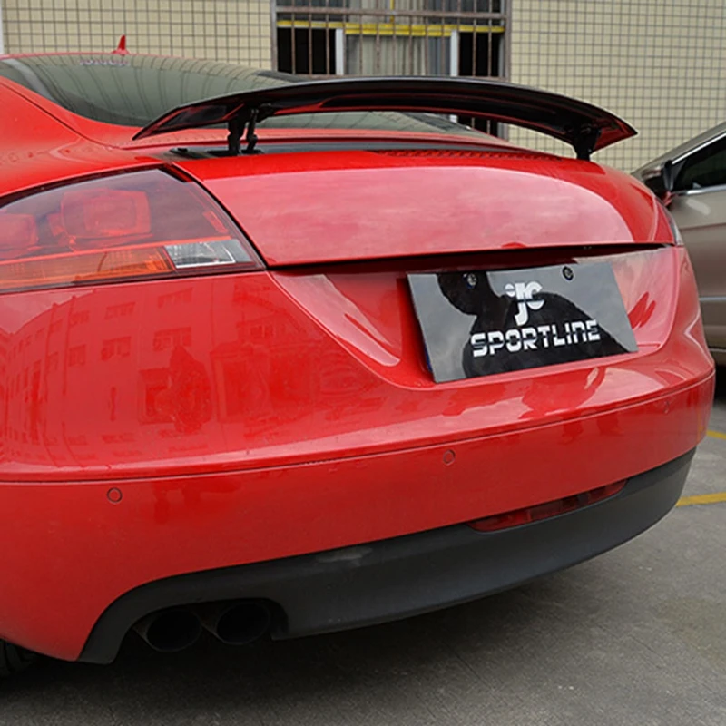 Carbon Fiber Rear Spoiler for Audi TT TTS MK2 8J 2008 2009 2010 2011 2012 2013 2014 Tail Trunk Lid Lip Wing Spoiler