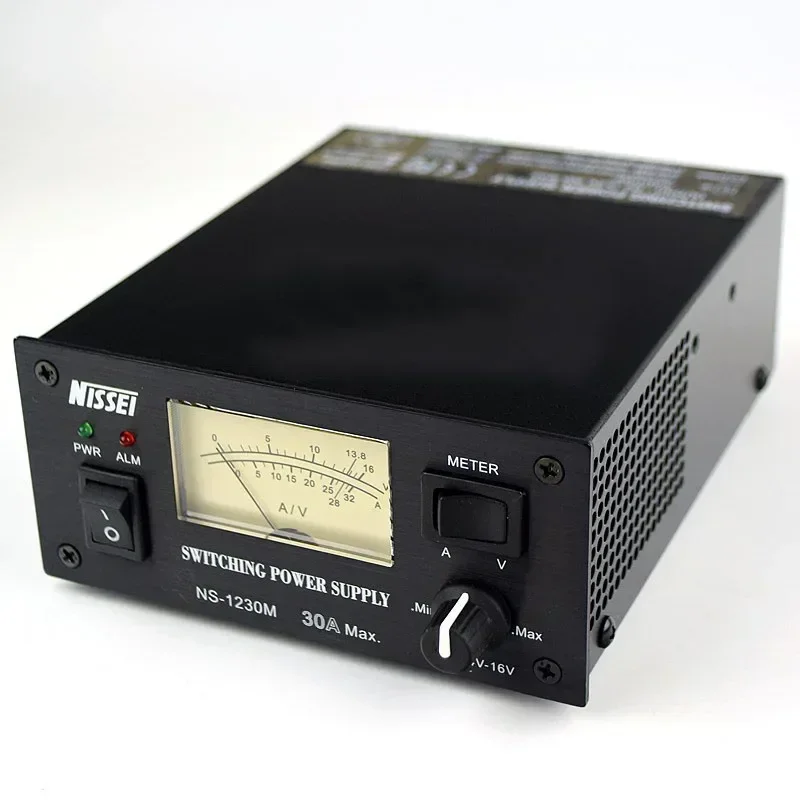 NISSEI NS-1230M Communication Switching NS1230M Power Supply 30A 4V-16V Adjustable Base Station for Car Radio Audio Systems