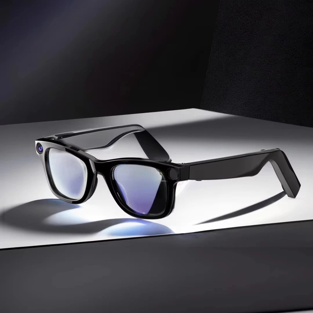 

Hot selling：New product fashion wireless intelligent artificial intelligence glasses with bluetooth headset sunglasses