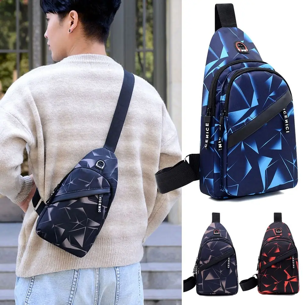 Fashion 2-Layer Chest bag Travel Pack Outdoor Shoulder Sling Backpack Multipurpose Gift Handbags Men Women