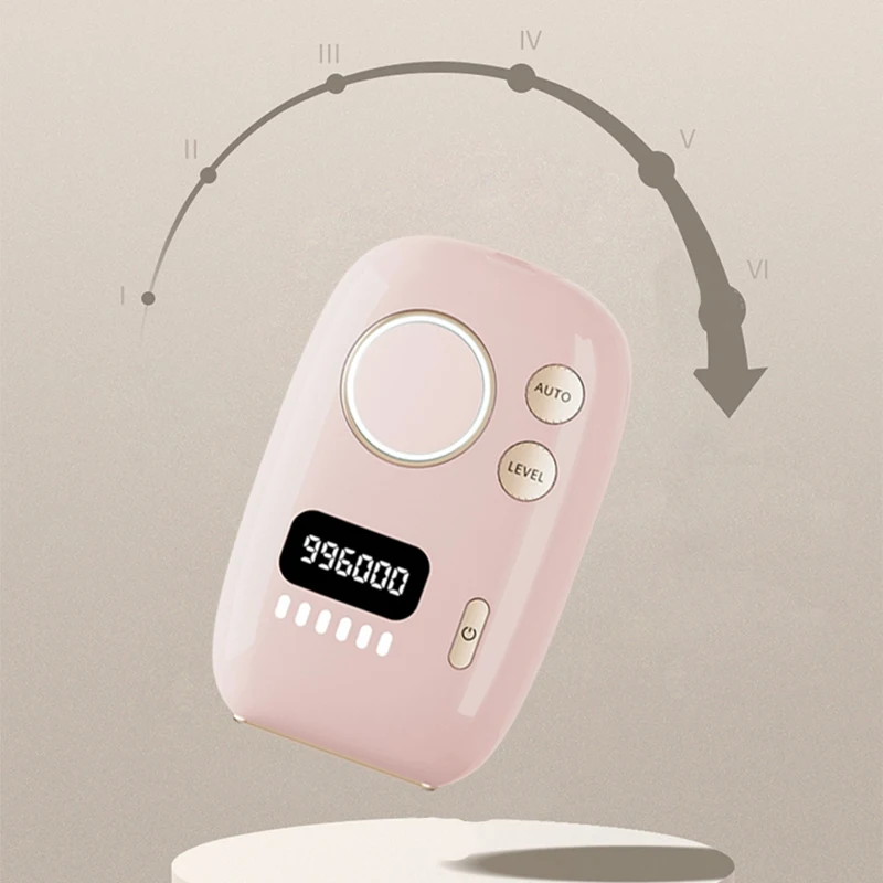 آلة إزالة الشعر الذكية ومضات إزالة شعر الوجه والجسم آلة إزالة الشعر الدائمة للرجال والنساء تستخدم آلة منزلية محمولة #4