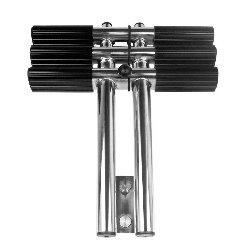 304 stainless steel yacht speedboat telescopic ladder: marine concealed folding launching ladder