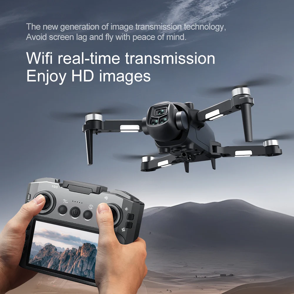 2025 New V156 Max RC Drone Professional 8K Camera with 5G WiFi UAV Screen Remote Control Brushless Obstacle Avoidance Quadcopter