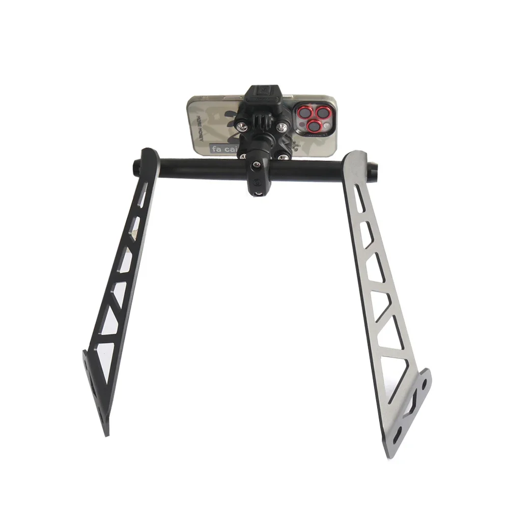 

Motorcycle For KYMCO 350 300i Xciting 250 400 S400 22mm Front Phone Stand Holder Smartphone Phone GPS Navigaton Plate Bracket