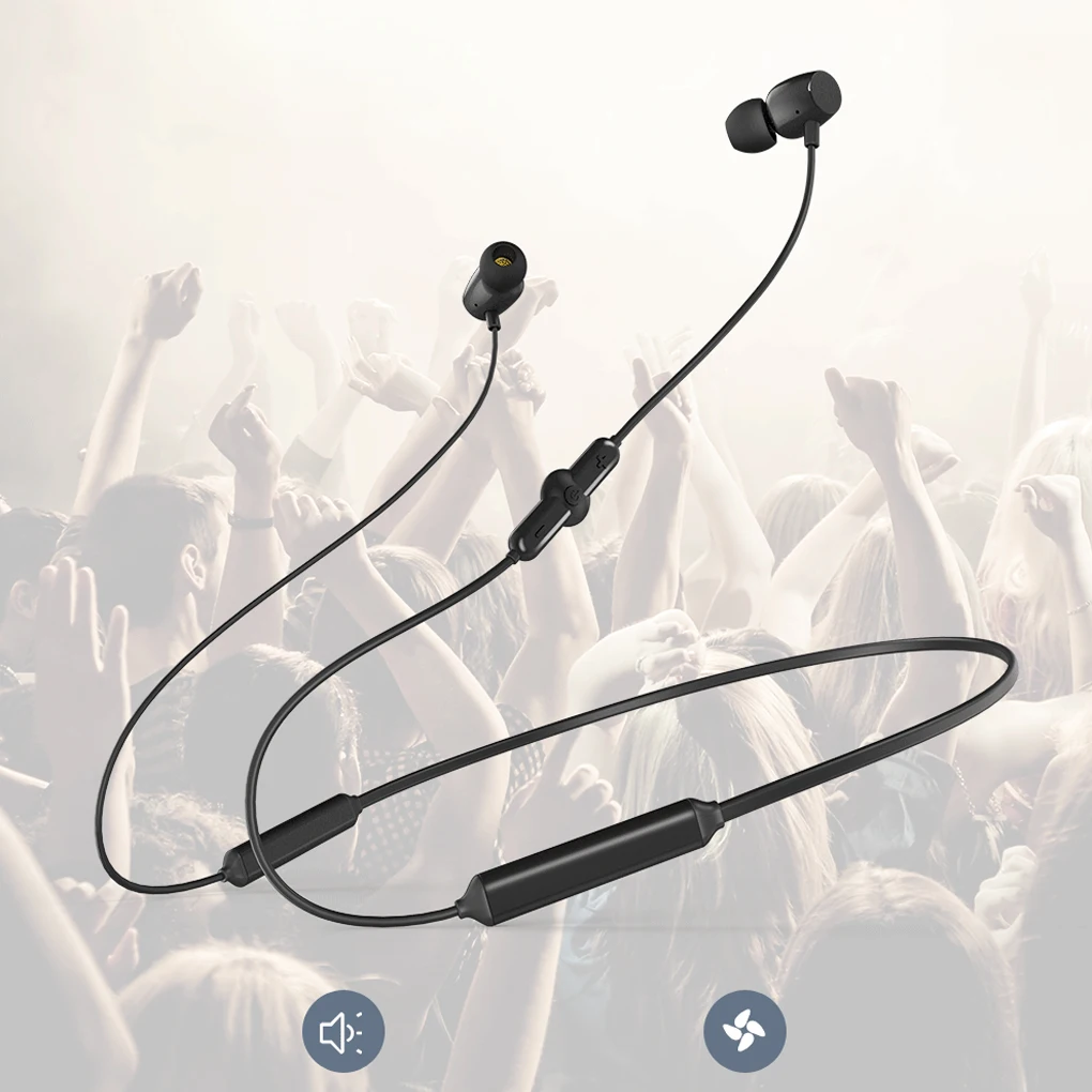 Wireless Neckband Noise-reduction Headset Earphone Music Listening