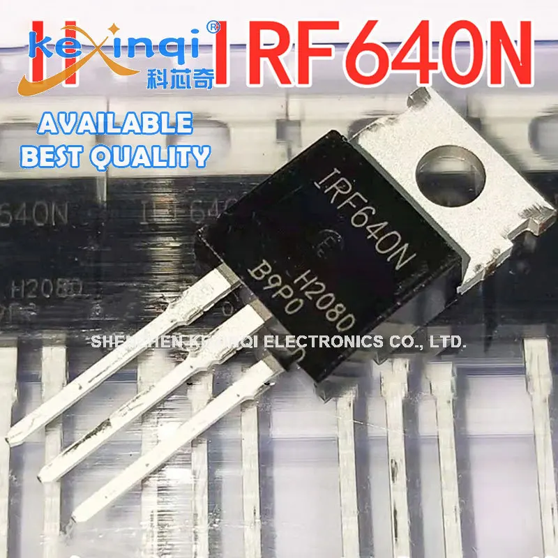 10pcs IRF530N IRF540N IRF630NPBF IRF640NPBF TO-220 N Channel 200V/18A MOS FET Field Effect Tube 17A100V 33A100V Best Quality