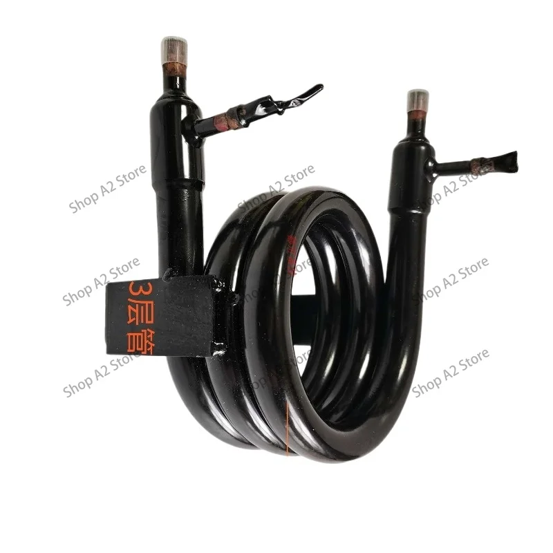 Coil heat exchanger, ice maker serpentine condenser, air conditioning heat pump heat exchanger, 0.5HP fresh water cooling pipe.