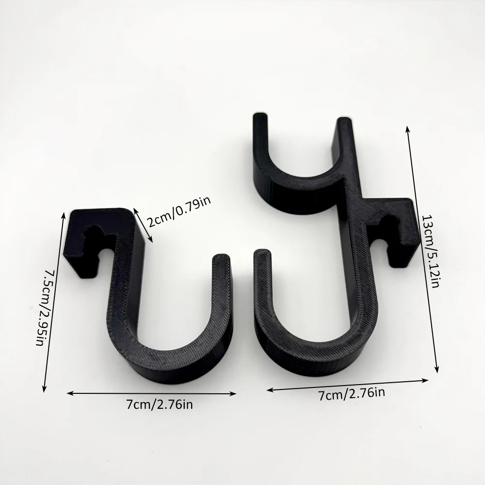2Pcs Car Umbrella Hooks - Trunk Hangers, Universal for Sedans with No-Drill Installation, Multi-Functional Seat Back Storage Racks