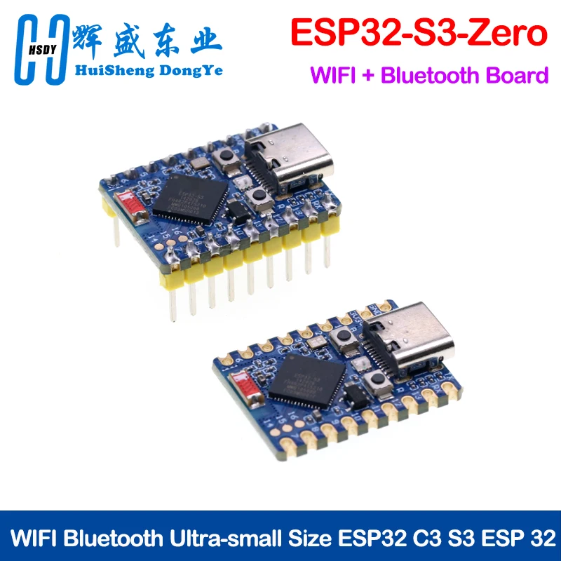 New ESP32-S3-Zero Microcontroller Development Board ESP32-S3FH4R2 Professor Powerful Chip Support BT5.0 240MHz TypeC Cable