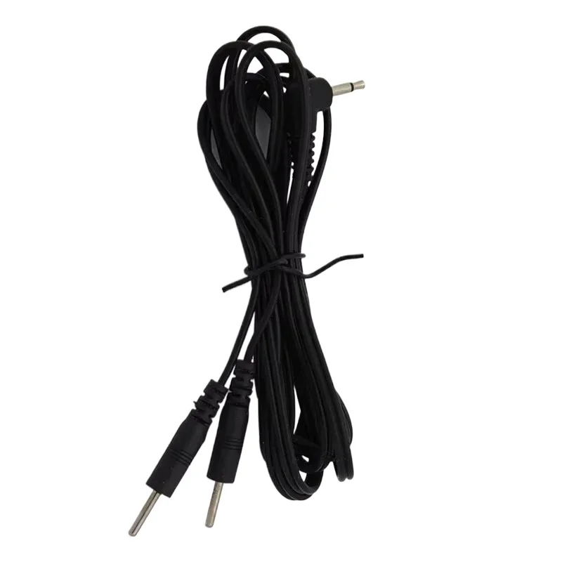 Stimulate Nipple Clamps Head Buckle Cable To Connect Penis Ring Electric Anal Plug Wire Accessories Line Electro Shock Line