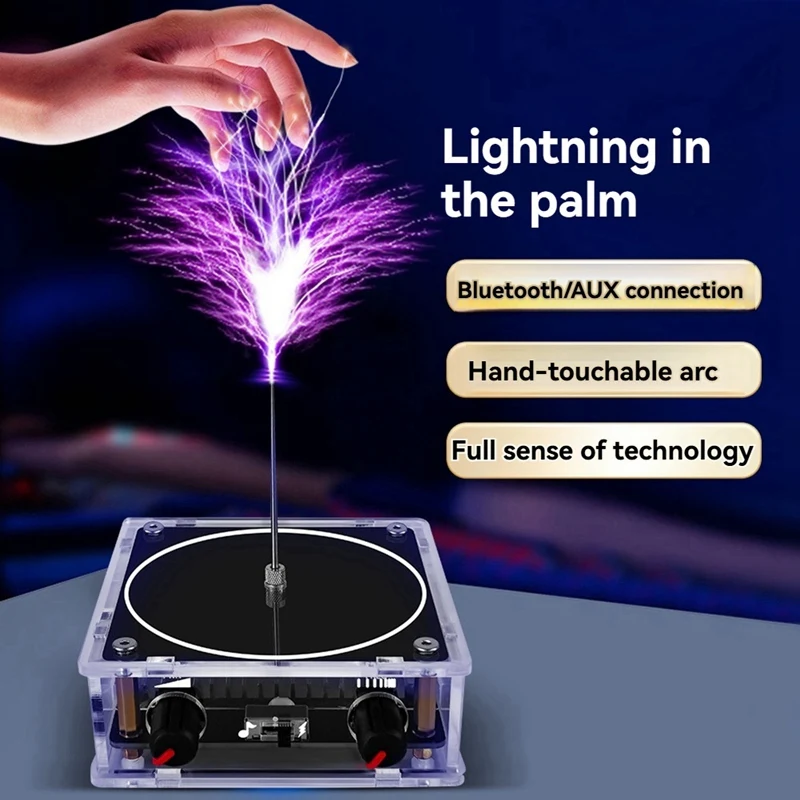 NALFI-Bluetooth Music Coil, Touchable Artificial Spark Arc Generator, Science Teaching Experiment Tool