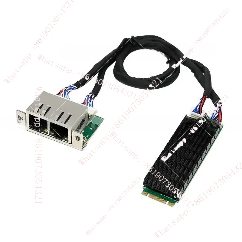 M.2 B +  2280 to Dual Port Gigabit Wired Ethernet i210 I211