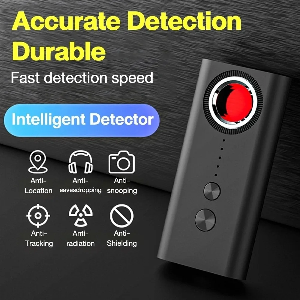 Portable​ Camera Detector​ ​Sound & Light Alarm​ ​Infrared Detection​ ​Anti- Detector​ ​RF Signal Scanning