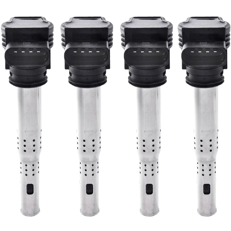 

4PCS Ignition Coils for VW GTI Passat Jetta Beetle Golf Audi A3 A4 A5 TT 2.0L 2010 2011 2012 2013 2014 2015 2016 OEM 06F905115F