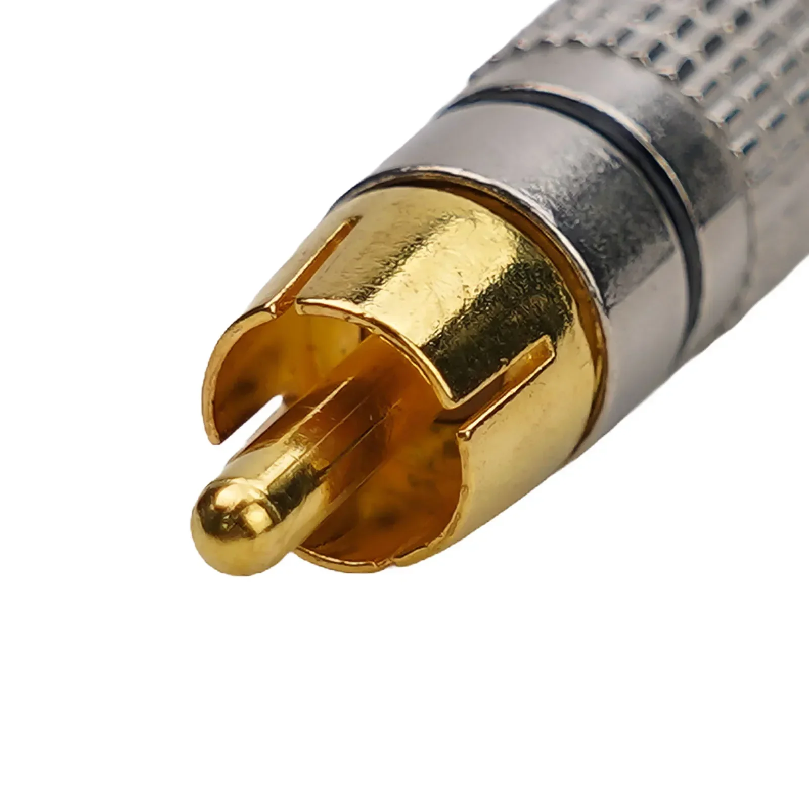 

Metal Plug Adapter Soldering RCA Part Kit Specifications Audio Video Connector Gold Plated Kit Male Plug Adapter