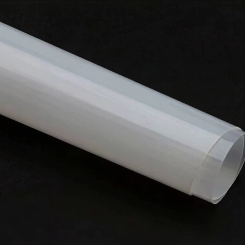 20pcs 50x900x0.1mm Clear Silicone Rubber Sheet Transparence Plate Mat Resistance film 100% Virgin Silikon Rubber Pad