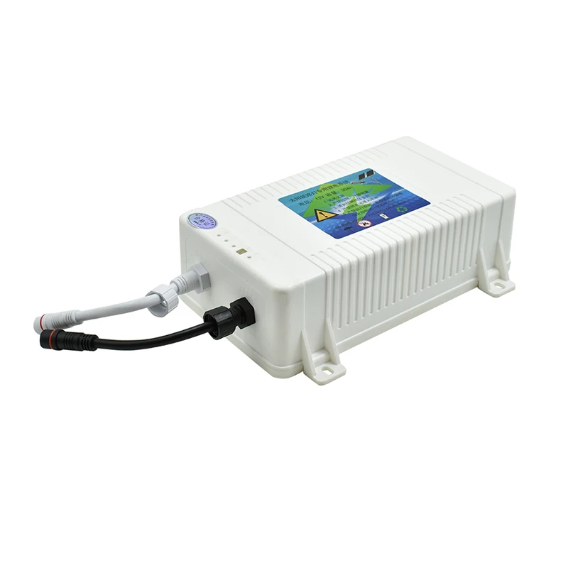 Bateria de armazenamento de energia solar 12v 45ah Lifepo4 Bateria 18650 Bateria de armazenamento de luz de rua de lítio com caixa