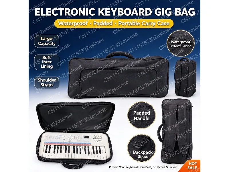 37 Key Keyboard Carry Bag Portable Midi Board Case for PSS-E30 PSS-F30 PSS-A50