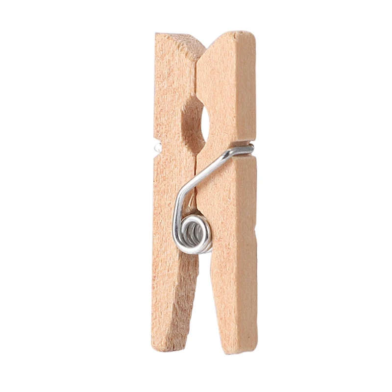 ไม้หนีบผ้าขนาดเล็ก 1,000 ชิ้น ยาว 25 มม