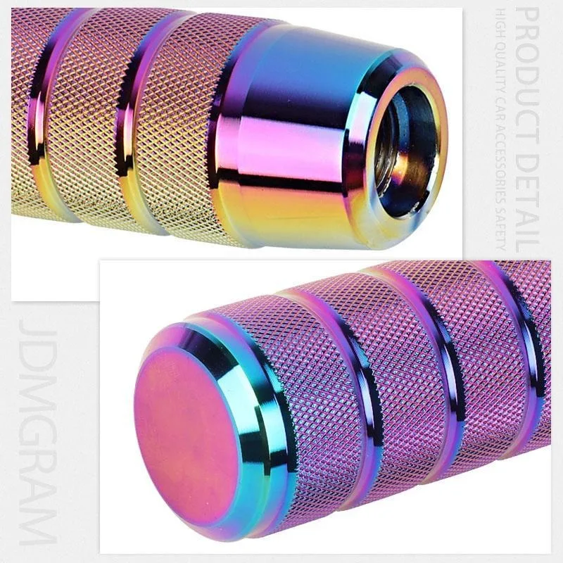 95 مللي متر المضادة للانزلاق مقبض ناقل حركة السيارة ناقل الحركة اليدوي الألومنيوم عدم الانزلاق شيفتر رافعة المقبض صالح لملحقات السيارات العالمية