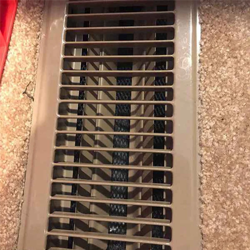 

INLIG-5 шт. сетчатые чехлы для напольных вентиляционных отверстий, фильтры для напольных вентиляционных отверстий, сетчатые фильтры, сетчатая ловушка 4X10 дюймов