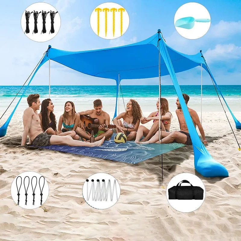 home-beach-awning-outdoor-camping-sun-shade-uv-protection-portable-windproof-beach-canopy-with-storage-bag-camping-accessories