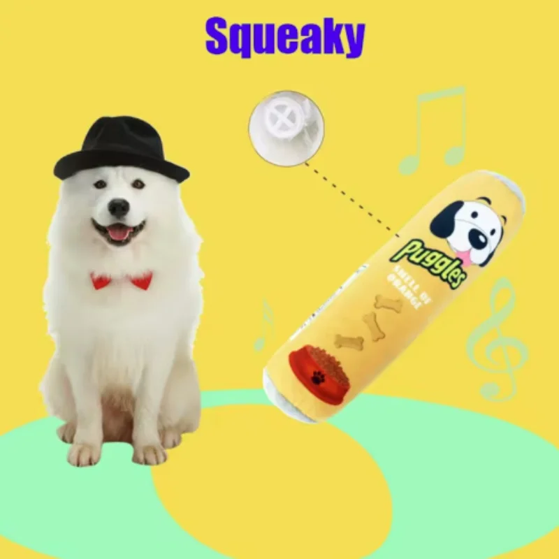 Juguetes molares chirriantes de peluche para perros crudos, juguetes molares para perros resistentes a mascotas, sonido interactivo para cachorros pequeños, proveedor de juguetes para morder para perros