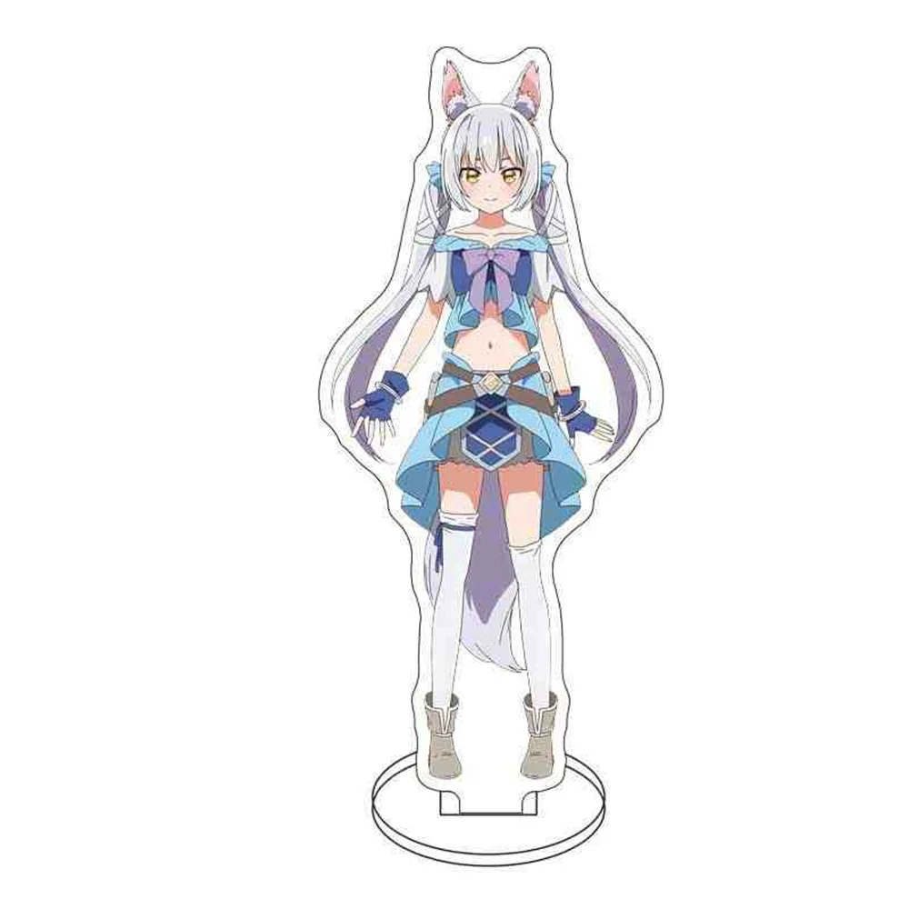 Hot Anime Spirit Chronicles Acrylic Stand Model Figure Cosplay Plate Holder Topper Birthday Fans Christmas Desk Decor Plate Gift