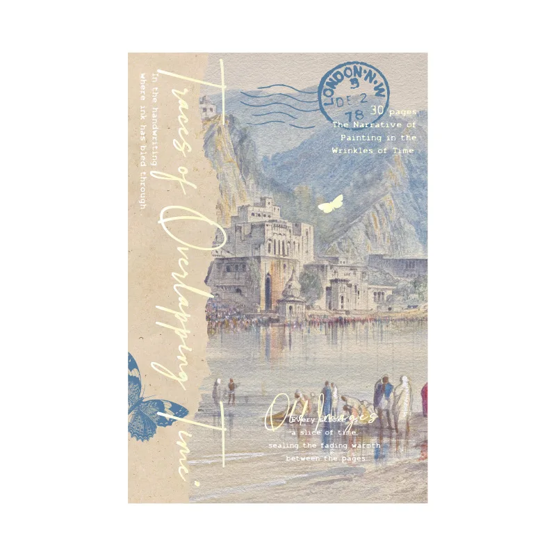 30 Pcs/Set Travel Memories Retro Landscape Series Postcard Wall Decoration Message Blessing Cards Festival Confession Gift