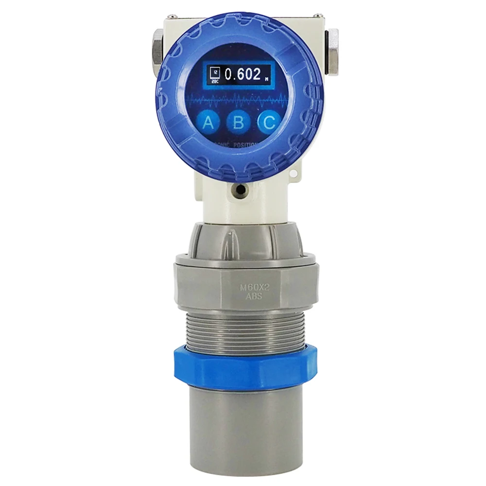 

RS485 HART Copper aluminum alloy meter head ABS probe Gray 304 Enhanced Explosion-proof Ultrasonic Level Gauge