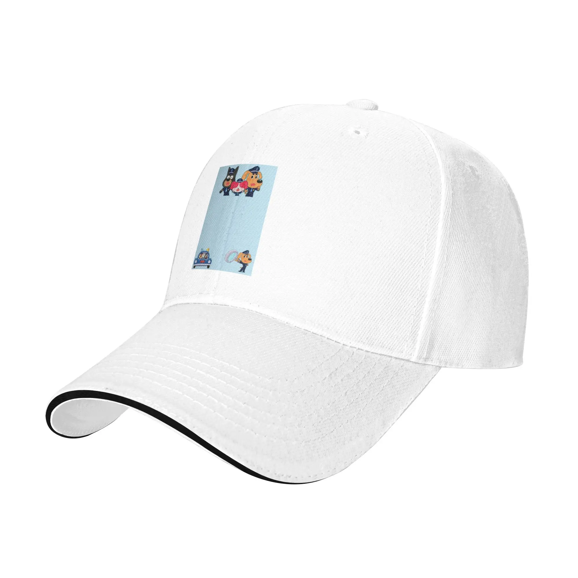 Labrador Sheriff  Cap Fashion Casual Baseball Caps Adjustable Hat Hip Hop Summer Unisex Baseball Hats Customizable Polychromatic