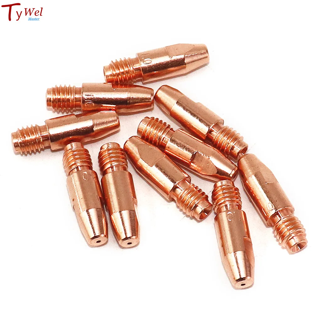 36KD MIG Torch Tips 320A Welding Torch Consumables CuCrZr ECu 0.8/1.0/1.2mm EU Style MIG Welding Tip