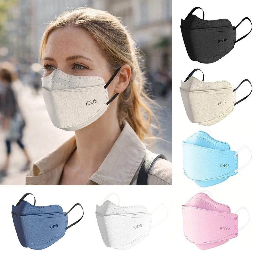 

New V-face KN95 Face Masks 4 Layer Design Protective Gear Anti Dust Mask Independent Packaging Mascarillas Male Female