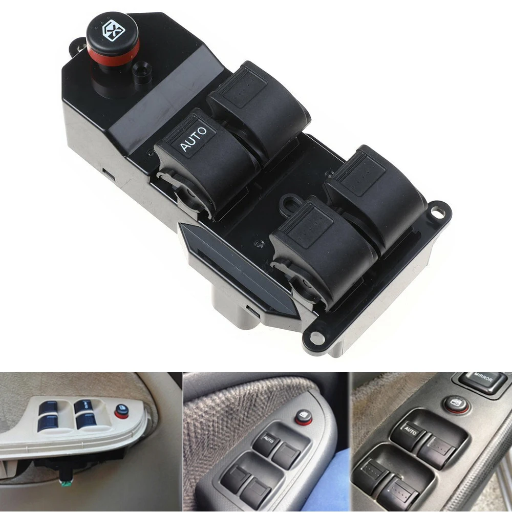 

Left Driver Side Electric Power Window Switch For Honda CRV Civic 2001 2002 2003 2004 2005 OEM 35750-S9A-G042A 35760-S9A-G042