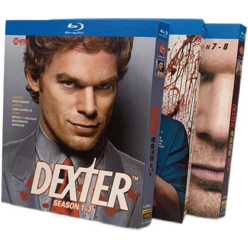 

BD Blu-ray High Definition TV Series Bloodthirsty Forensic Dexter Seasons 1–8 26-Disc Box