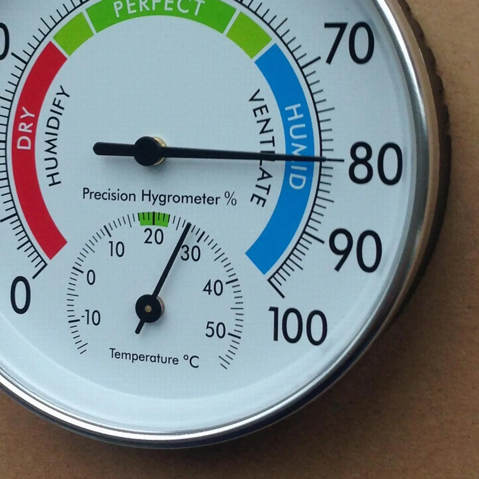 4inch Hanging Decorative Meter Indoor Patio Humidity Hygrometer Analog Indicator