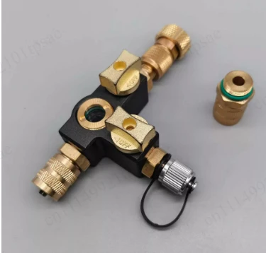 1/4 inch valve core disassembly tool dual valve, suitable for HVAC micro joints and systems