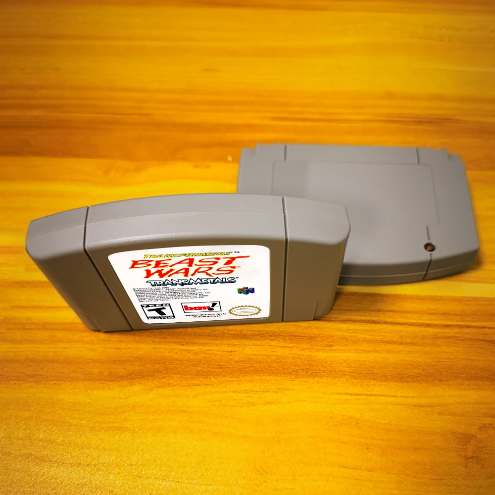 Beast Wars Transmetal N64 USA/EUR الإصدار 64 بت ألعاب الفيديو خرطوشة هواية جمع الهدايا اللعب